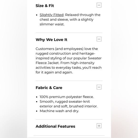 LL Bean Men’s Full Zip Sweater Fleece -Navy - Picture 6 of 7